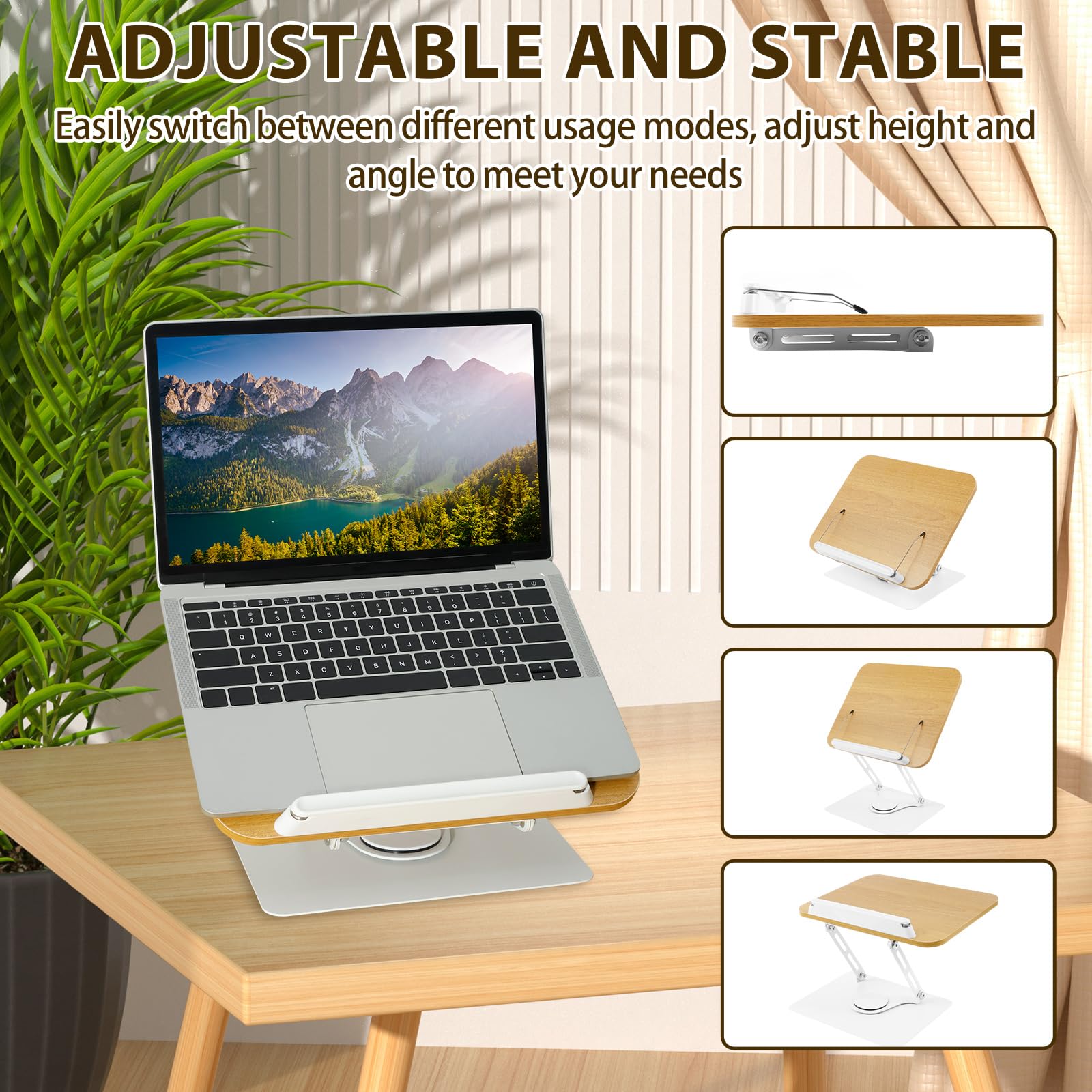 Pupitre porte Coran réglable – Support de lecture rotatif 360° Ergonomique Pupitre porte Coran réglable – Support de lecture rotatif 360° Ergonomique