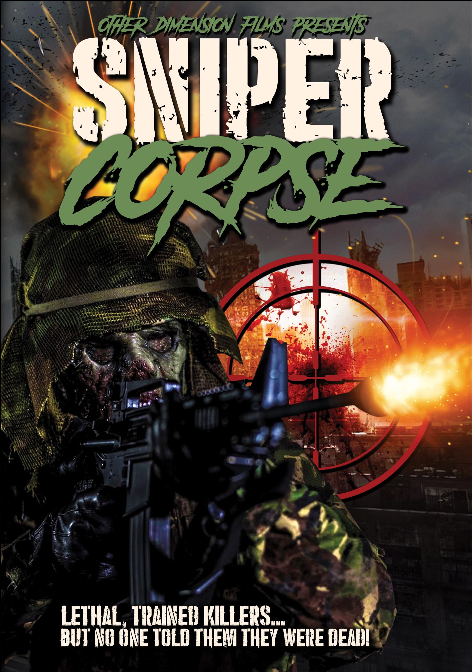 Sniper Corpse DVD importación norteamericana para coleccionistas de cine bélico