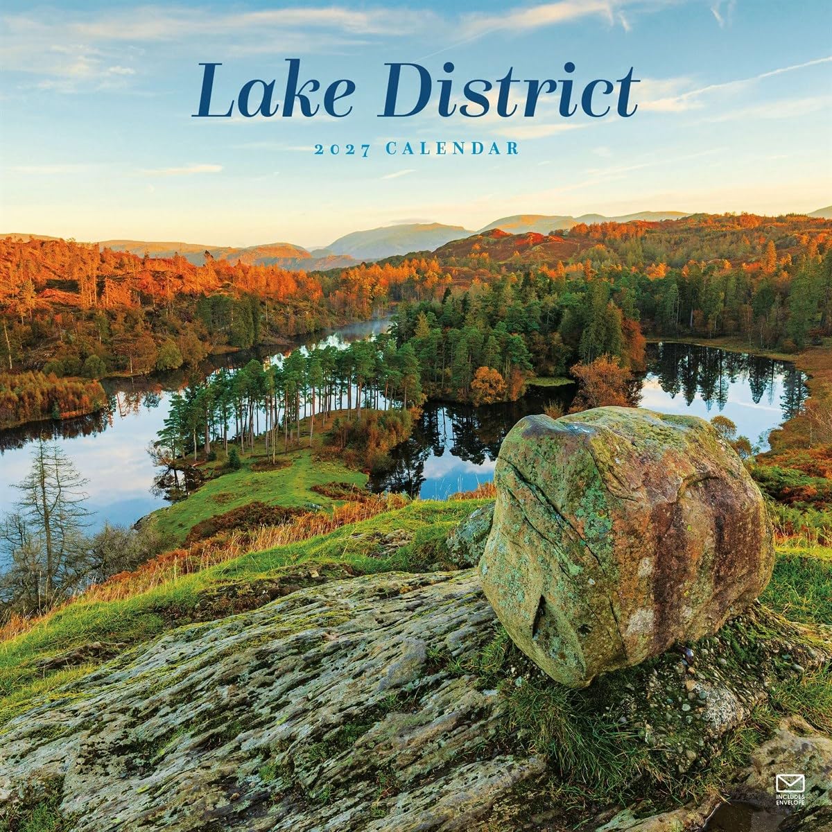 Carousel Worldwide Lake District 2027 Square Wall Calendar, 12-Month Calendar, Scenic National Park Photography