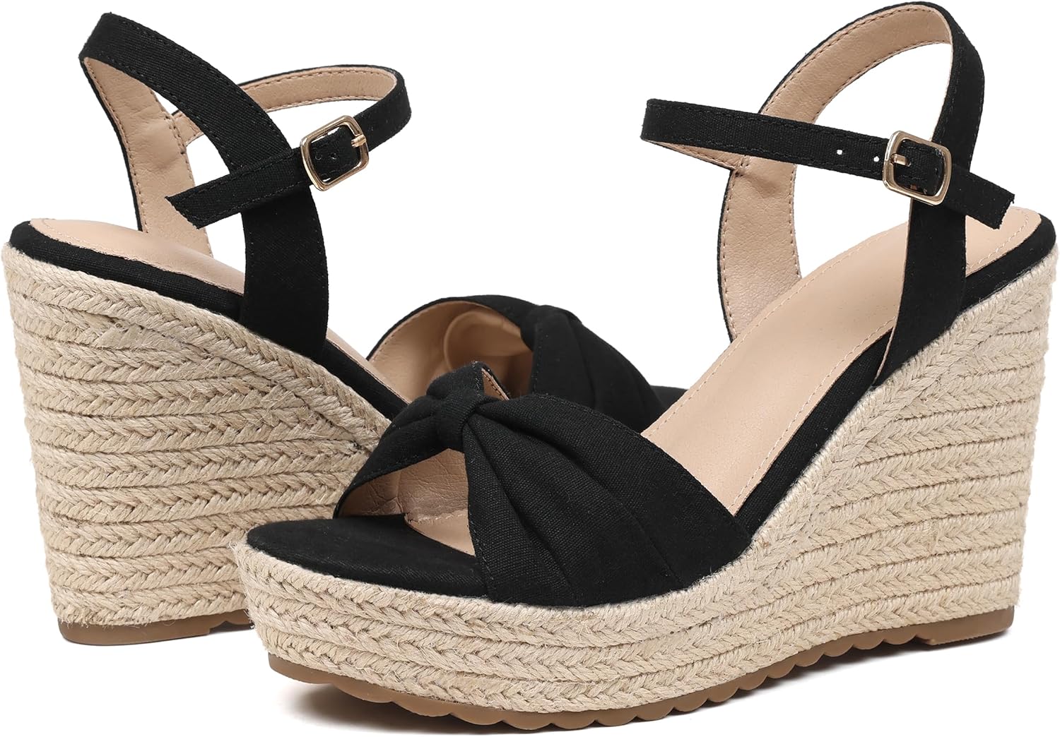 SaraIris Sandals for Women Gladiator Ankle Strap High Heel Platform Wedge Rainbow Sandals for Women - Image 7