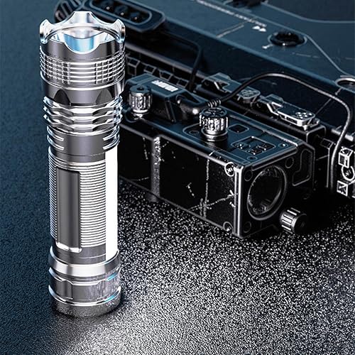 Miniatura 6 de 2pcs LED Flashlight,10000 High Lumens Super Bright Flashlight,Waterproofs Rechargeable Flashlight with 4 Modes,Large Capacity Battery Powerful
