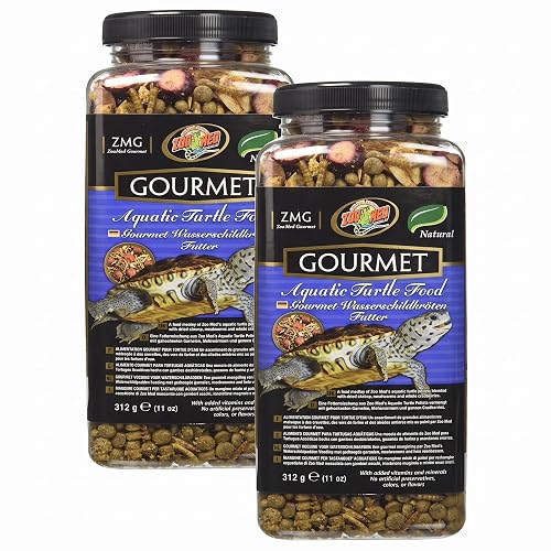 Zoo Med Gourmet Aquatic Turtle Food 11 oz. (Pack of
