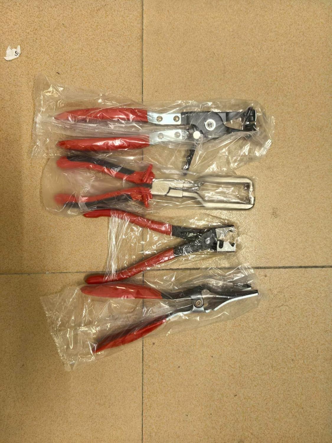 Hose Clamp Tool Set, Hose Clamp Pliers, Hose Repair Kit, Fuel Line Disconnect Tool, Relay Puller, Fuel Line Disconnect Tool Kit for Car & Professional Repair (1 Set 4 PCS), Car Tool Kit