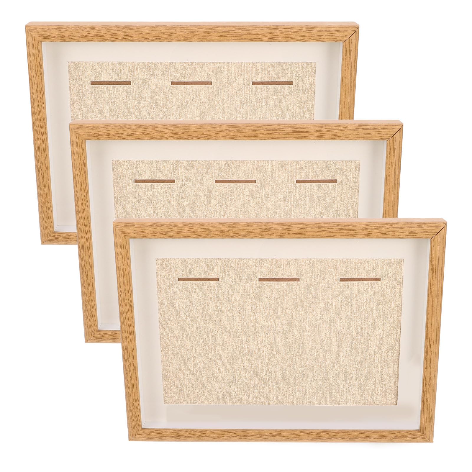 Mikikit Medaillen Display und Glas Eleganter Medaillen Bilderrahmen mit Multifunktionalem Design 3 Stück zur Präsentation von Auszeichnungen und Pokalen