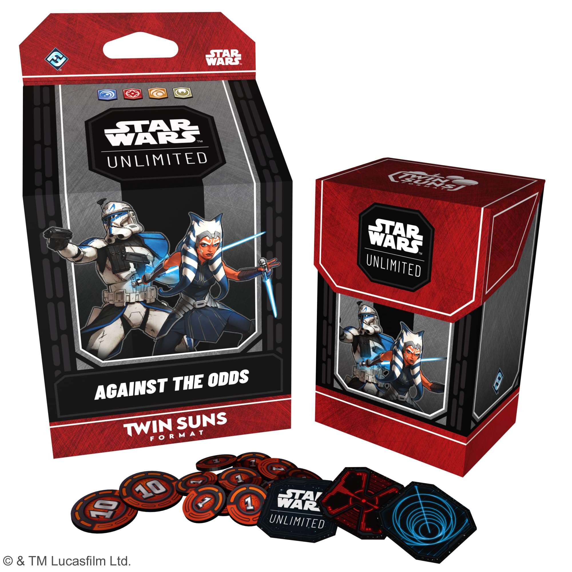Asmodee Star Wars: Unlimited TCG, Twin Suns Display DE MAZOS