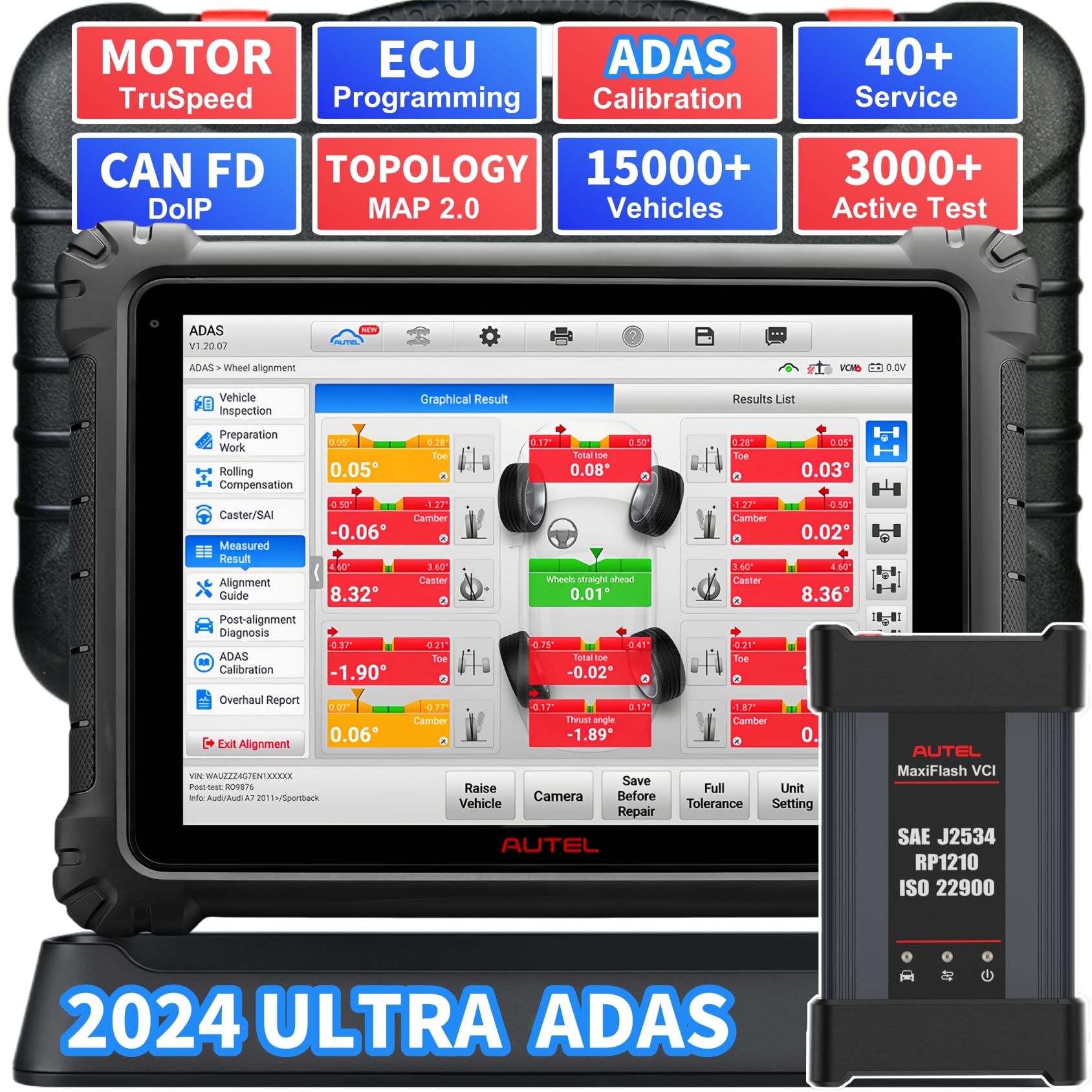 Amazon.com: Autel Scanner MaxiSys Ultra ADAS 2024 Top Intelligent ...