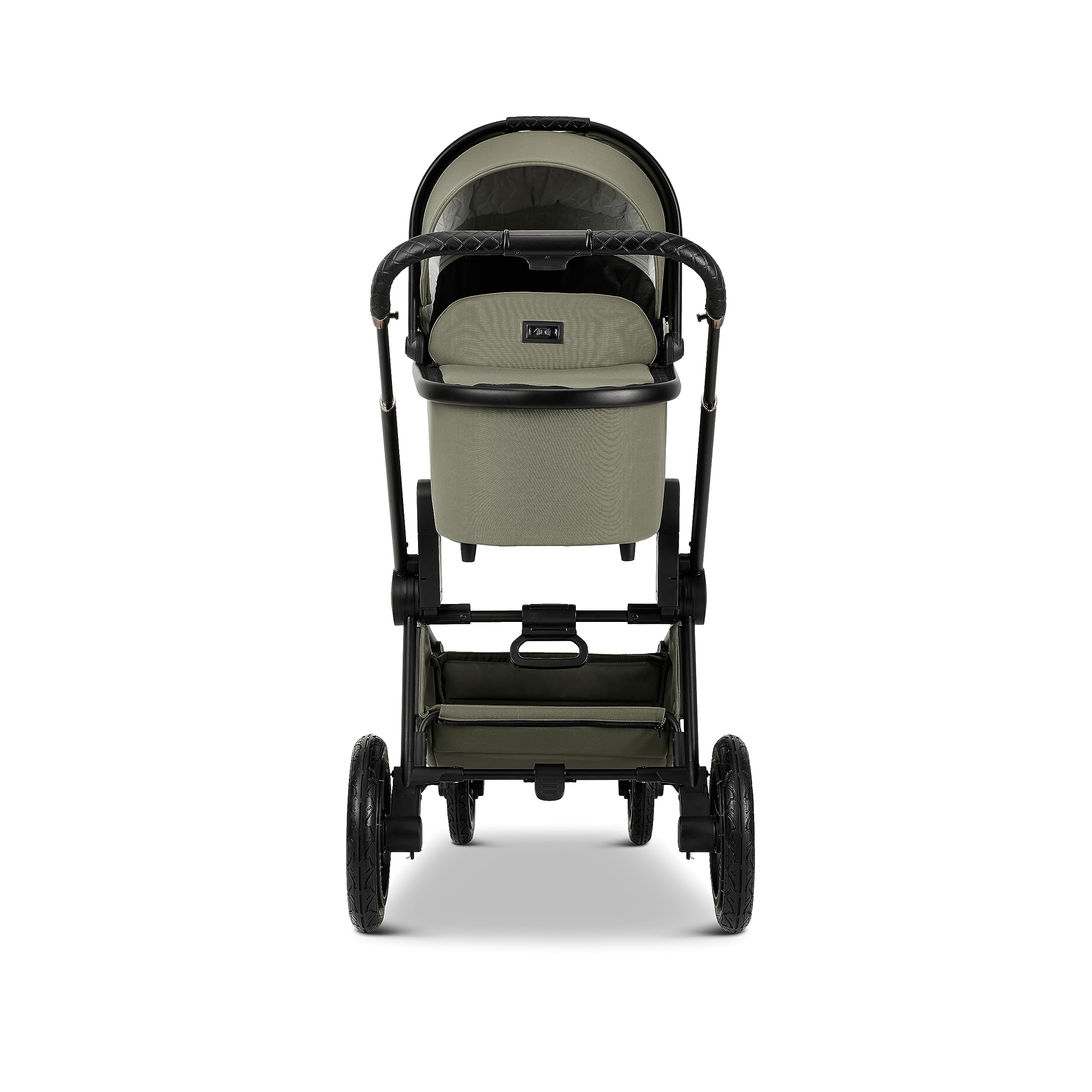 MOON 2 in 1 Kombi-Kinderwagen RESEA+, Moss Green, Edition+, mit Wanne und Sportwagen Sitz, bis 22kg, Kollektion 2024