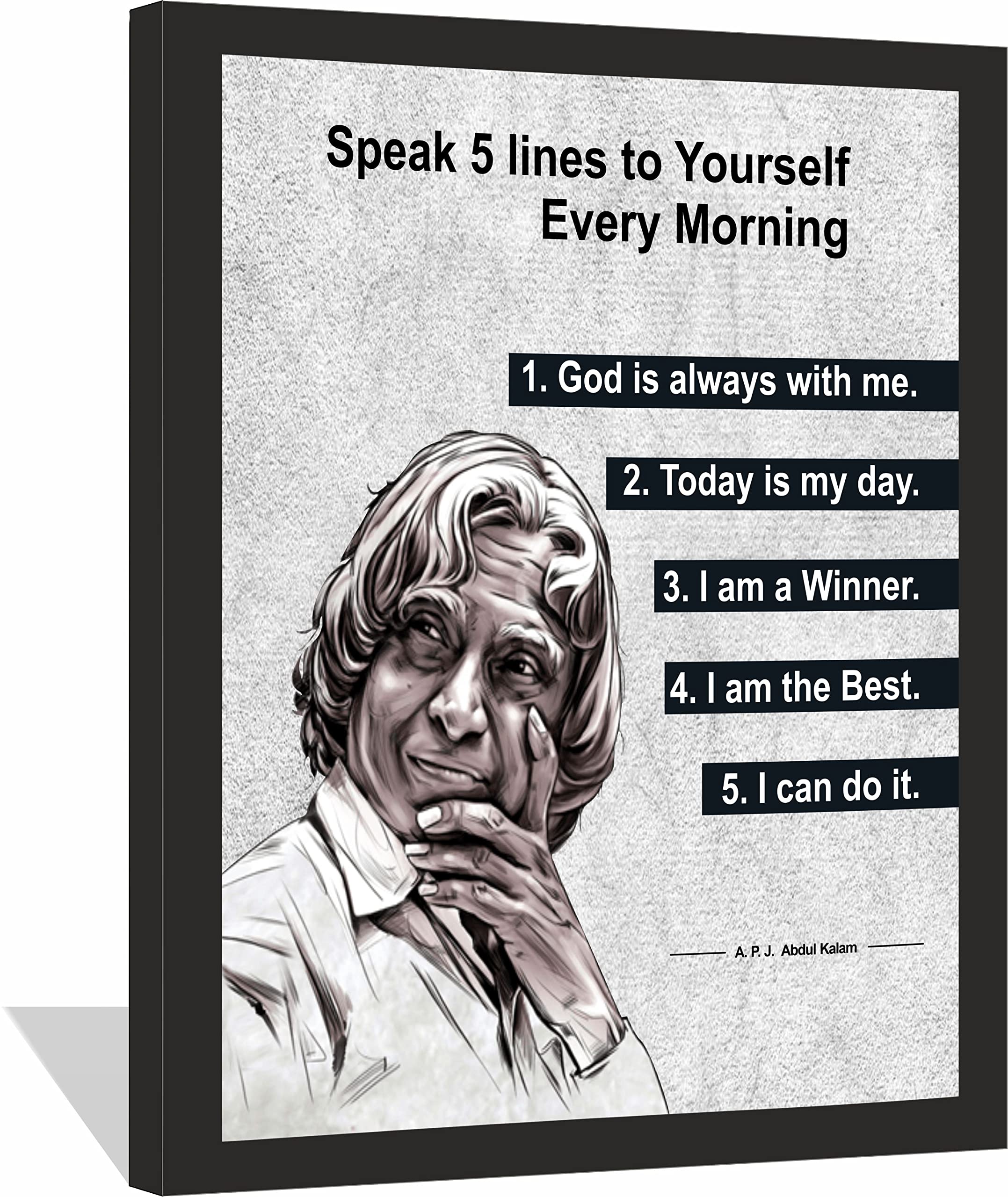 Buy Composite Wood Dr. A.P.J Abdul Kalam Photo Frames for wall