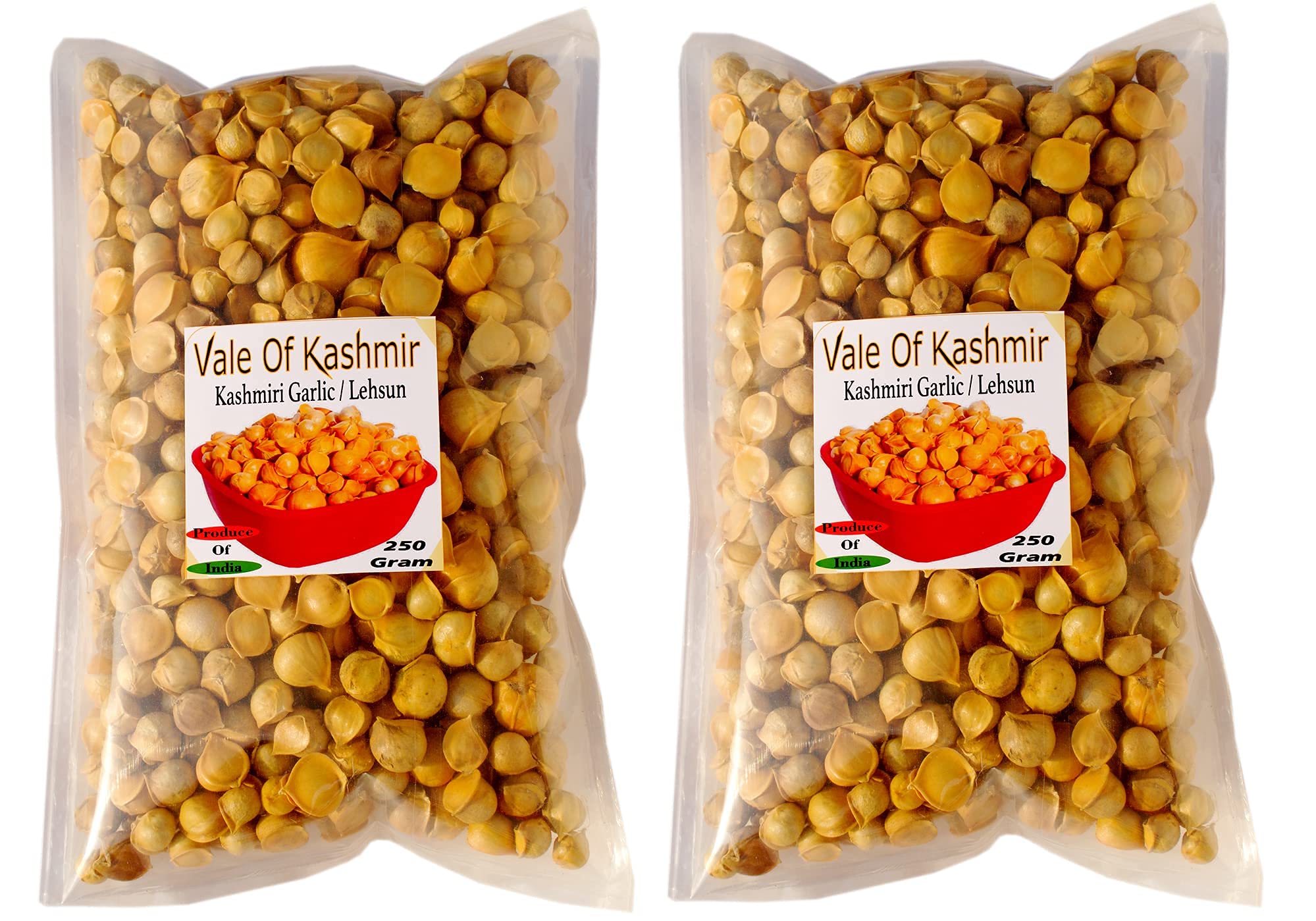 Vale Of Kashmir Kashmiri Lehsun / Garlic Himalayan Single Clove | Snow Mountain Garlic (500) (B09GKWBNSF) Amazon Price History, Amazon Price Tracker