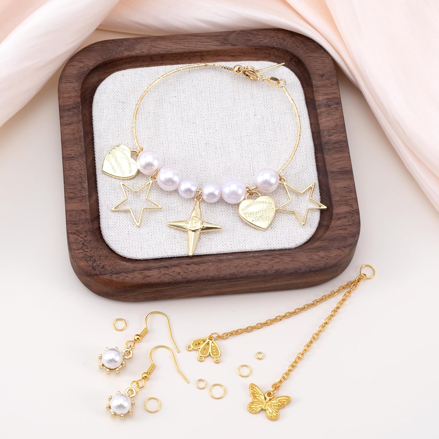 8pcs Gold Plated Split Jump Rings, 925 Sterling Silver 6mm/5mm/4mm/3mm Necklace Jewelry Clasp, Small Open Connector Closures for Key Rings Bracelet Earring DIY Charm - Image 7