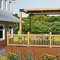 Vista 7 de SPACEEUP Base de poste de 4 x 4, 2 unidades, anclaje interno de poste de 3.5 x 3.5 pulgadas, base de poste ajustable de acero inoxidable para poste