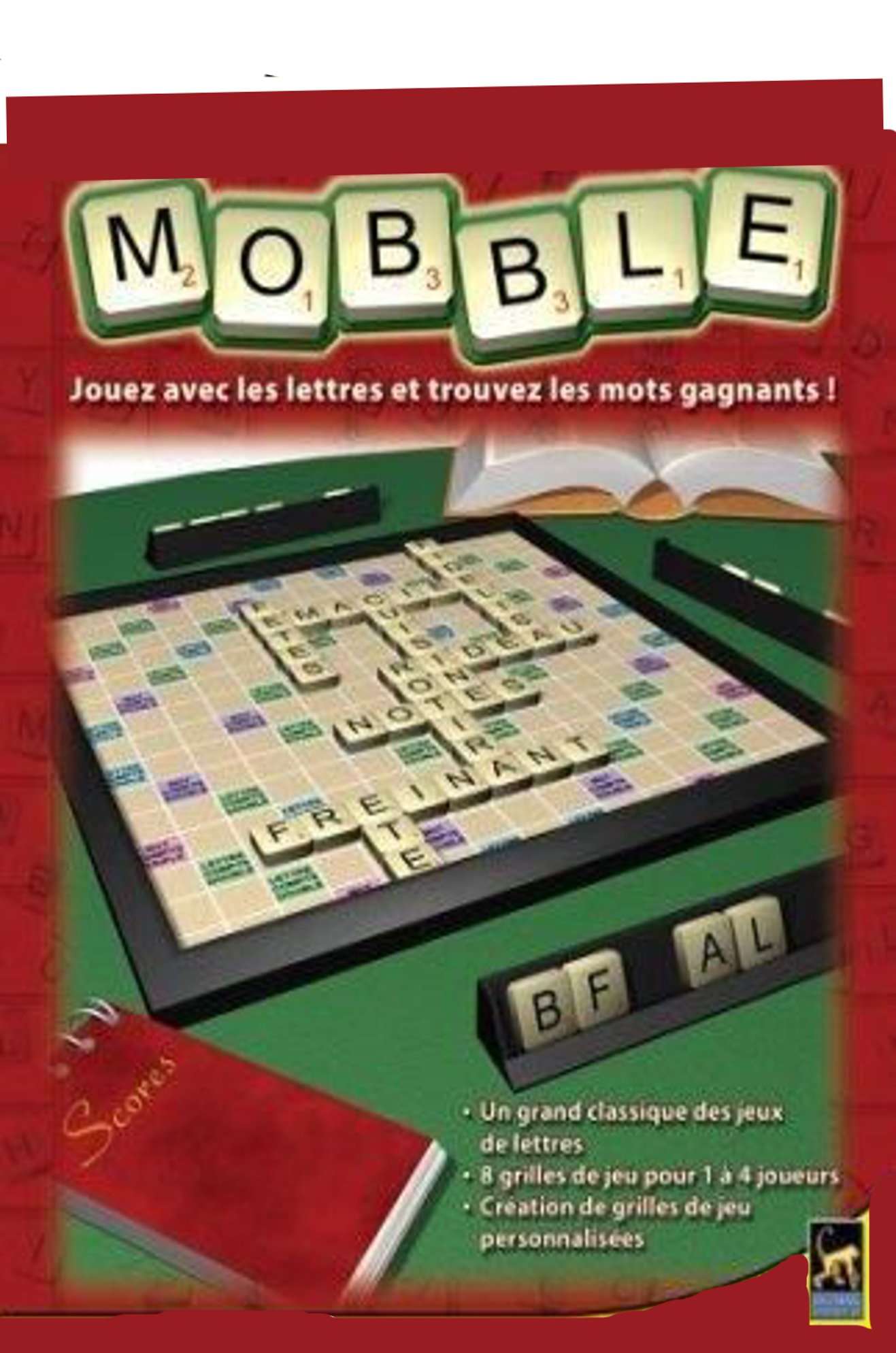 Mobble-Jeux de Lettres, Jeux de scrabble (VF,En,Deu,Esp)