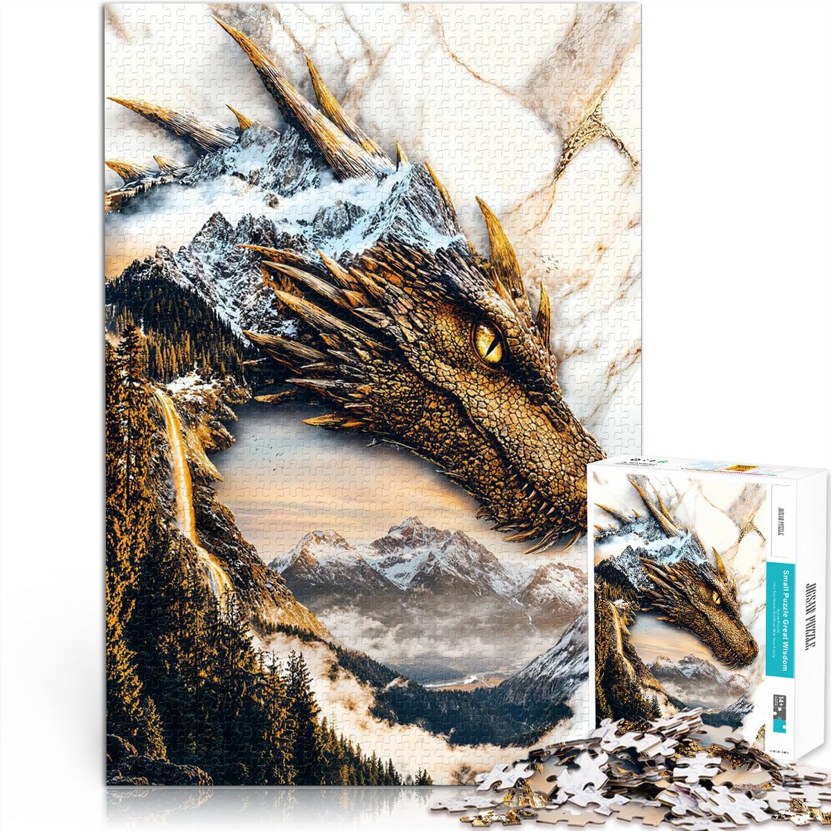Puzzles for Adults 1000 Piece Crown of the Highlands Pädagogisches Spielzeug zum Stressabbau Ein Kunstwerk38x26cm — image 1