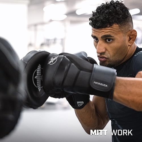 Miniatura 5 de Hayabusa T3 - Guantes de boxeo para hombre y mujer, protección de muñeca y nudillos, cierre de velcro doble X, soporte de muñeca con férulas y