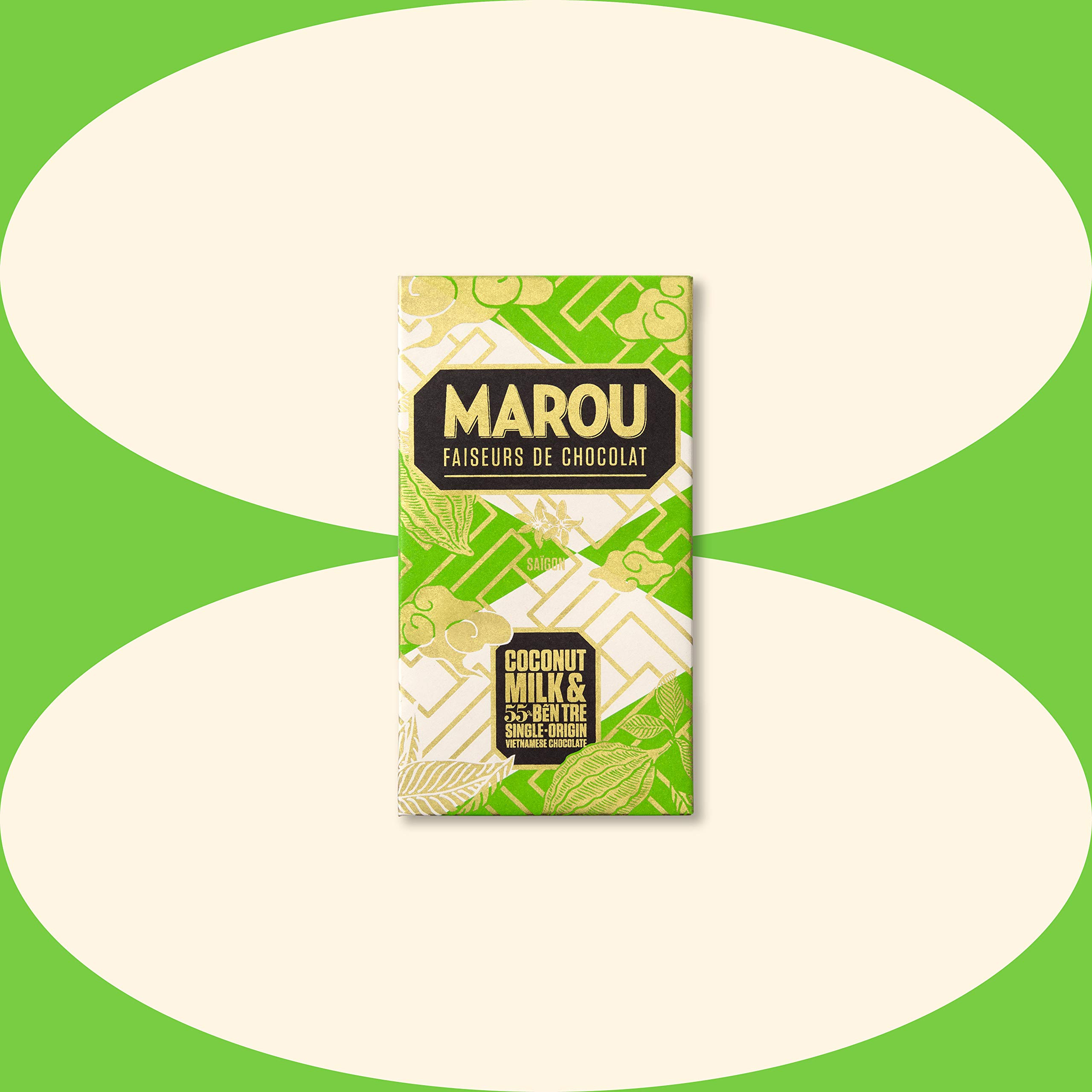 Amazon.com : Marou Origin Plus Coconut Milk & Ben Tre 55% Cacao