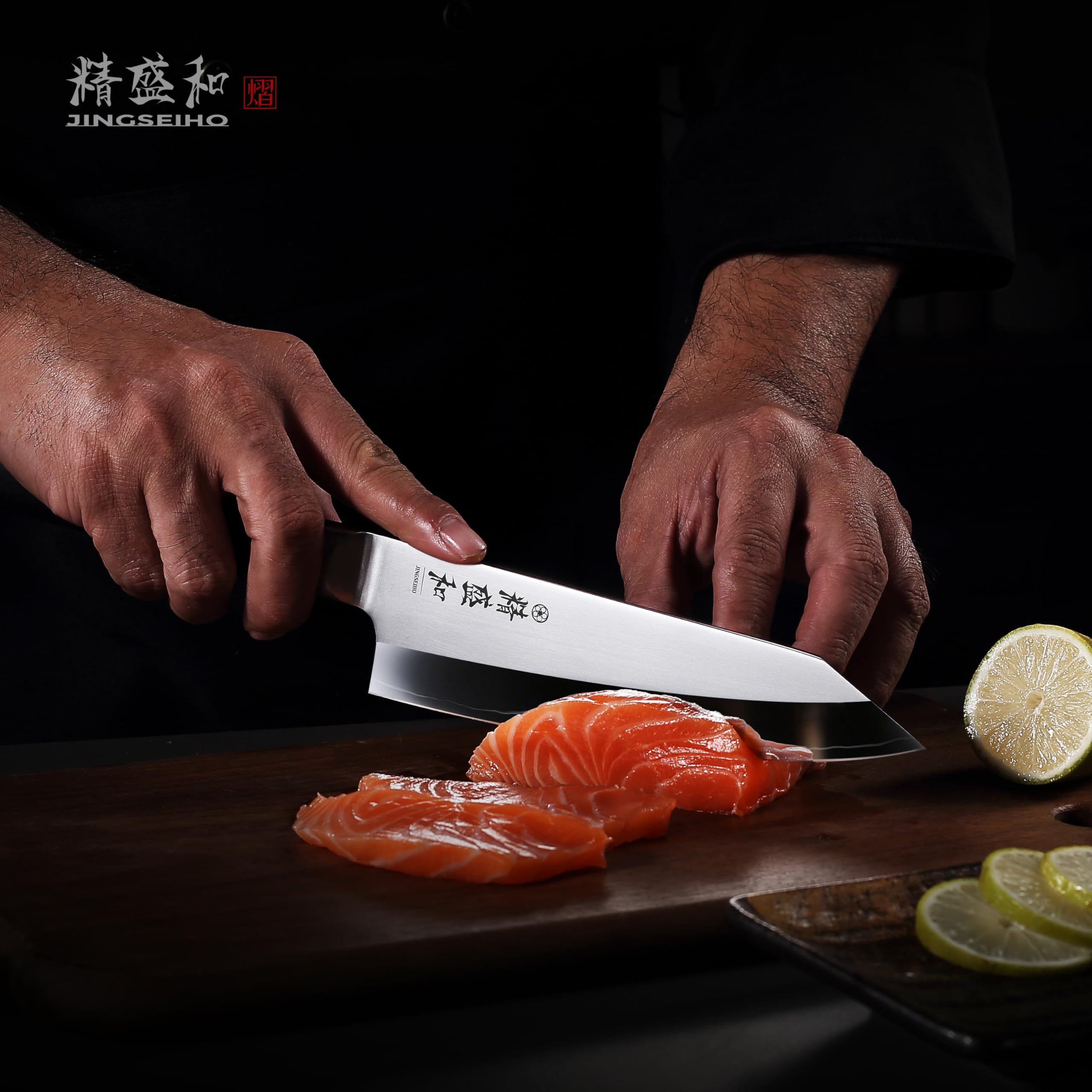 Japanese Chef Knife 8in,High Carbon Steel VG-10,Lab Tested Sharp — Amazon image 6