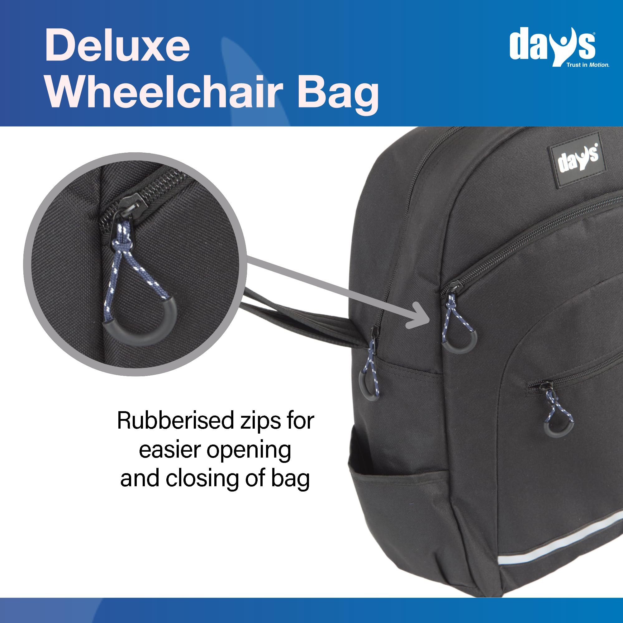 Homecraft Deluxe - Mochila para silla de ruedas