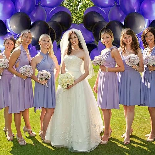 Miniatura 7 de Kit de arco de guirnalda de globos azules, arco de globos de 5, 10, 12, 18 pulgadas, arco de globos azul rey pastal azul turquesa con globos de