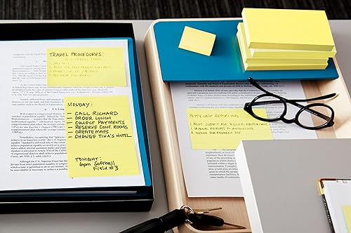 Miniatura 2 de Post-it Notas verdes 34 x 50in 12 almohadillas notas adhesivas favoritas de Estados Unidos amarillo canario eliminación limpia 100 material