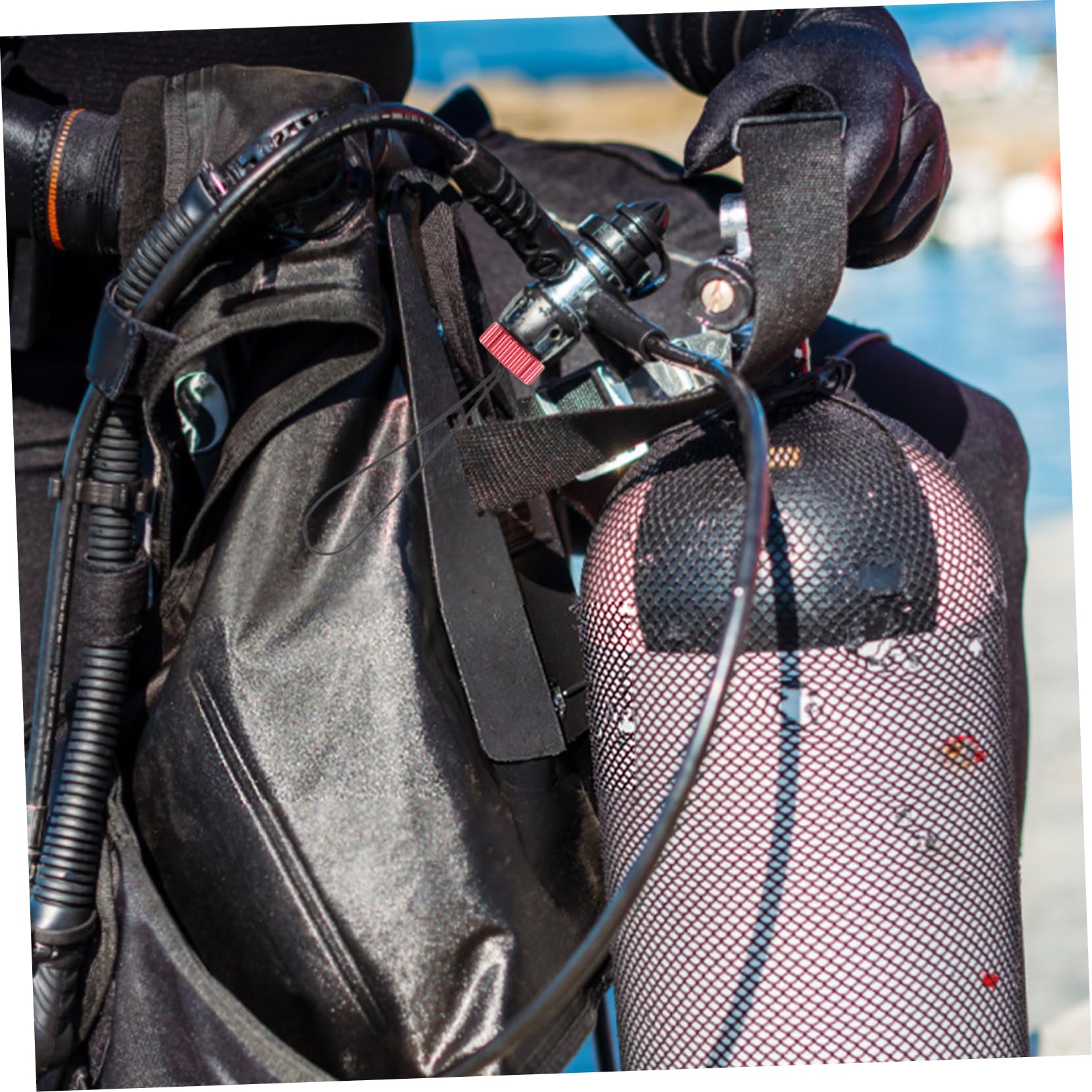 Balacoo Dive Regulator Cover Gas Bottle Cap Protector Threaded Plug for Divers