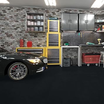 EPODEX 2K Concrete Paint, Epoxy Floor Paint, Garage Floor Coating & Basements, Durable, Waterproof, Abrasion-Resistant, Low Odor - Anthracite Gray (Approx. 645 sq ft for Coat)