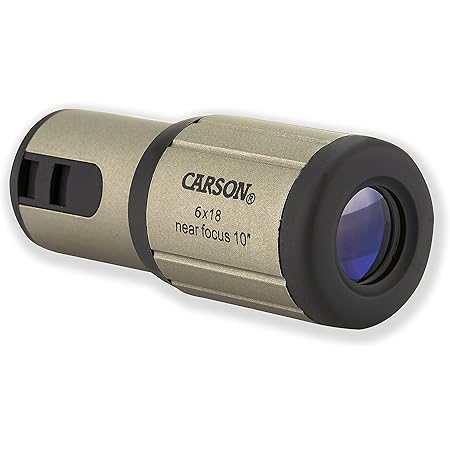 Carson CloseUp 6x18mm Close-Focus Monocular (CF-618)