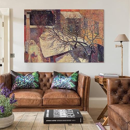 Miniatura 3 de Póster de París en la nieve para pared, póster de lienzo para pintura, póster de obras de arte, idea de regalo, estética, 08 x 12 pulgadas (7.9 x