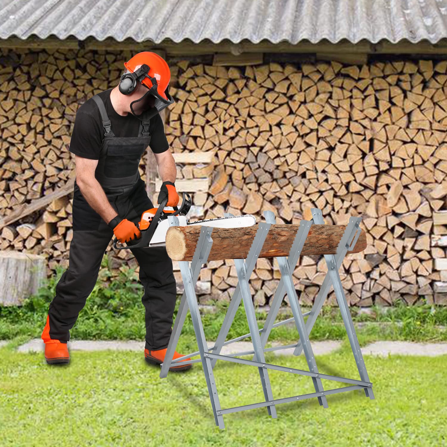Sägebock Für Kettensägenhalterung STREND PRO Sä Produktbild-Vorschau 6