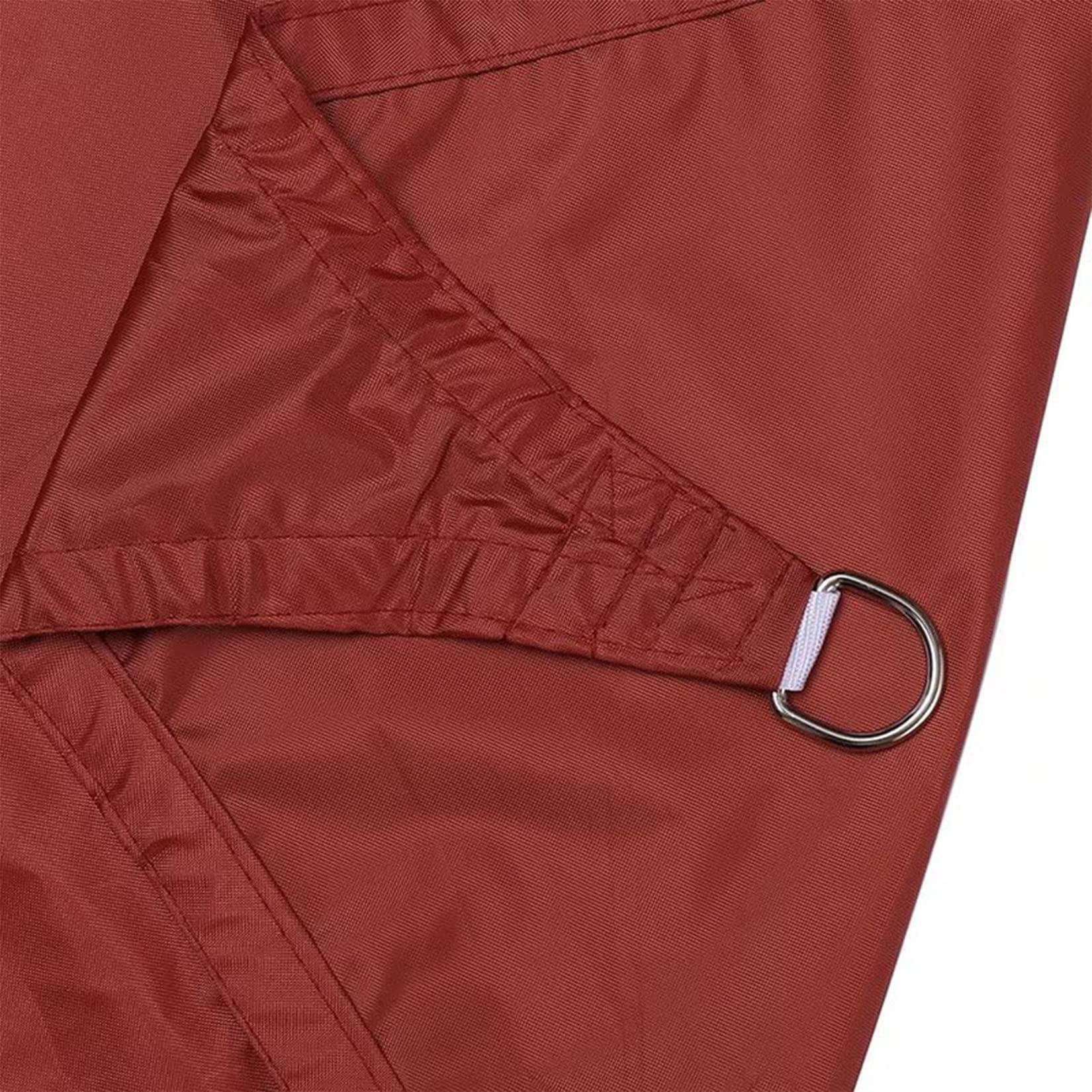 新品　umi シェードセイル レッド　オレンジ 3.4x3.4m Amazon.co.jp: 日除けシェード 三角形 セイル 3.4x3.4x3.4m 撥水 UV