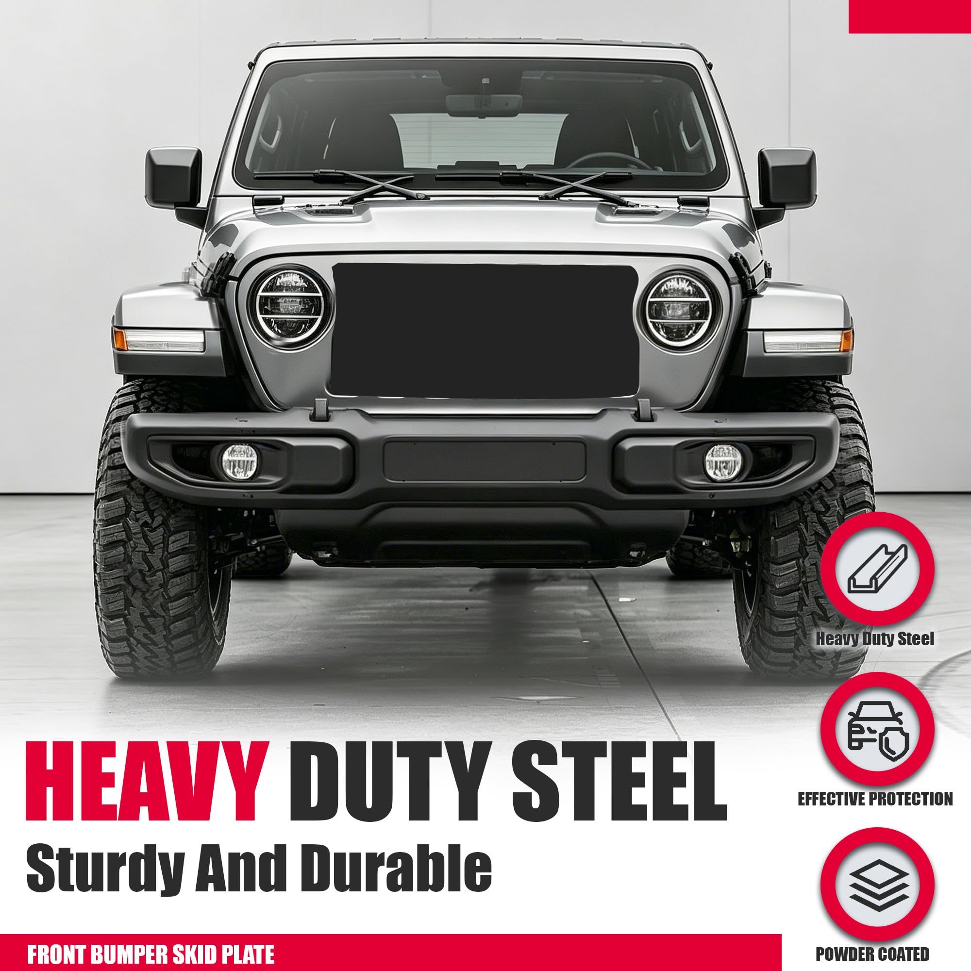 Amazon.com: Kojem Front Bumper Skid Plate Compatible with 2018