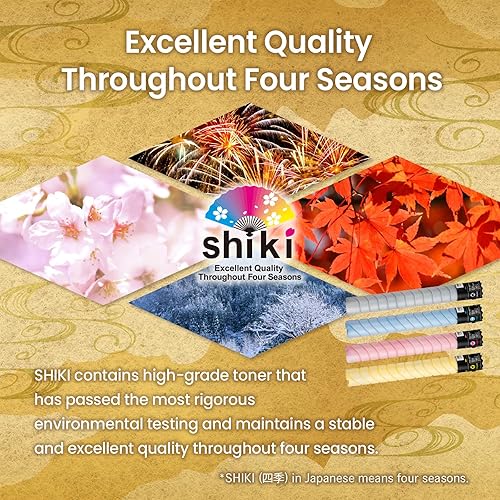 Miniatura 6 de Shiki Cartucho de tóner de repuesto compatible para Ricoh Lanier Savin MP C2003 C2503 C2004 C2504 841919 (amarillo, 9500 páginas)