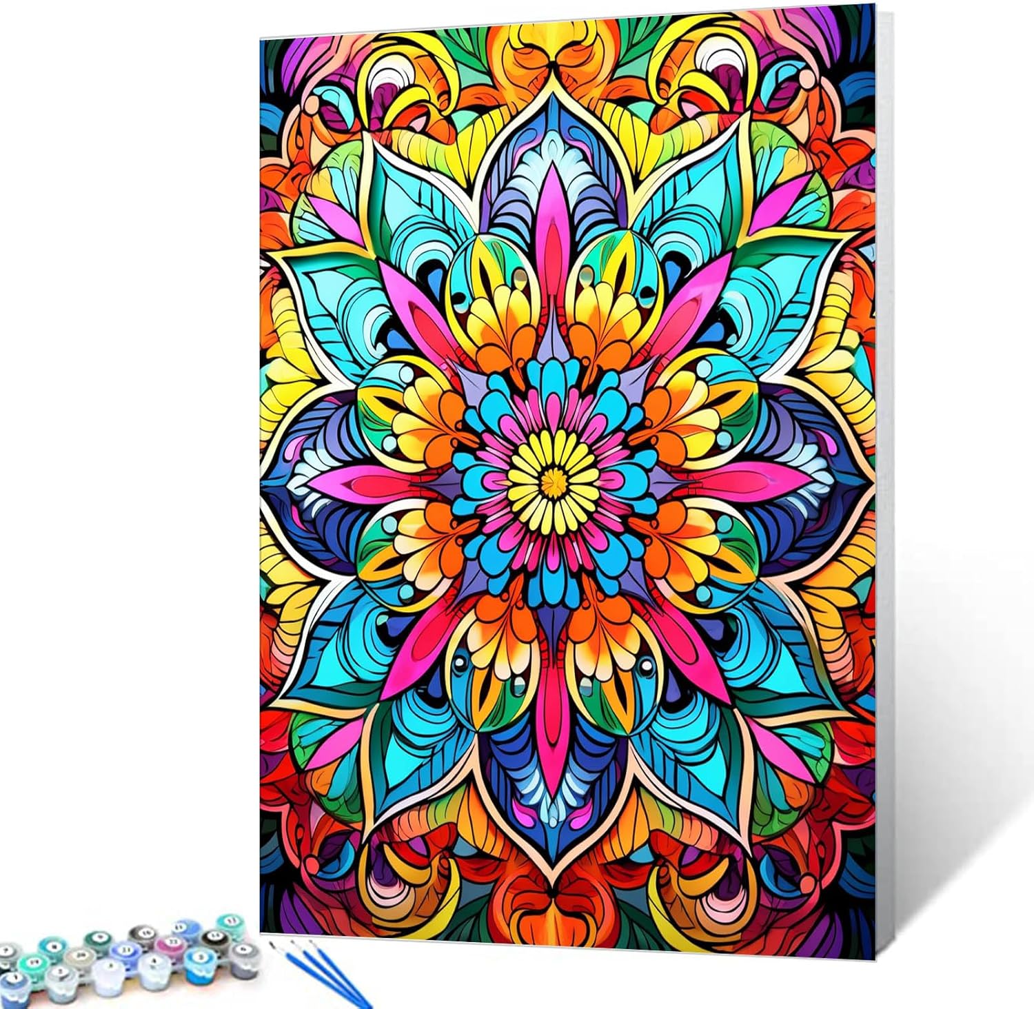 Vintage printing DIY Oil Painting Paint by Number for Kids