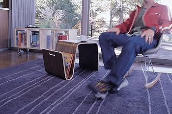 Amazon.com: OFFI & Co. Authentic Mag Table in Walnut : Home & Kitchen