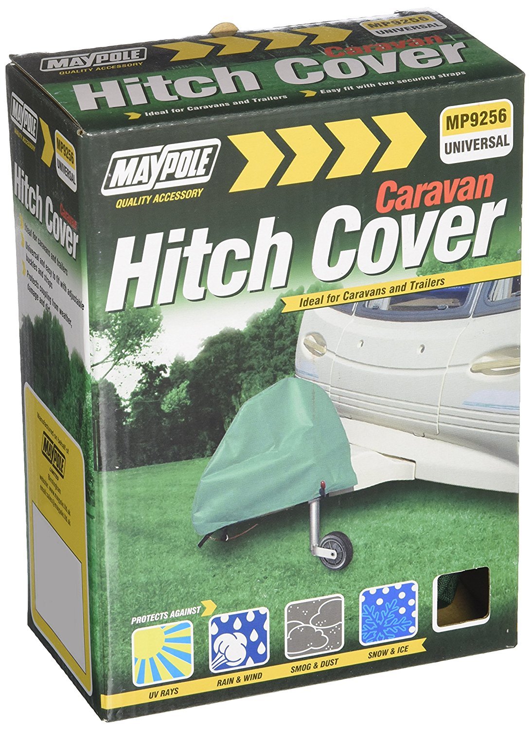 Hitch Cover - Green Dp 9256 Maypole Genuine Top Quality Product New