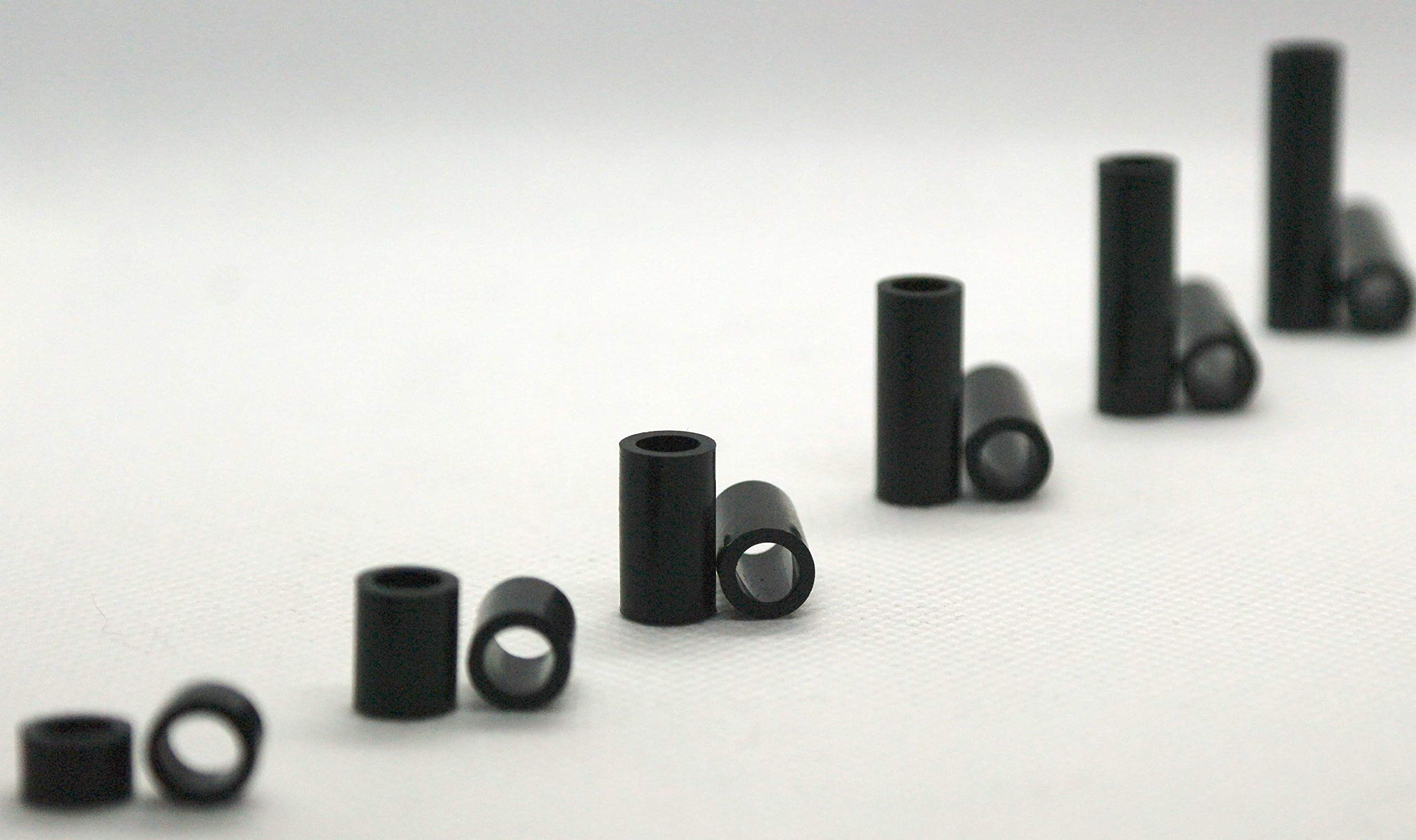 Set Di 250 Distanziatori In Plastica (5,5x9x3 Mm, ABS, Bianco) - Wood