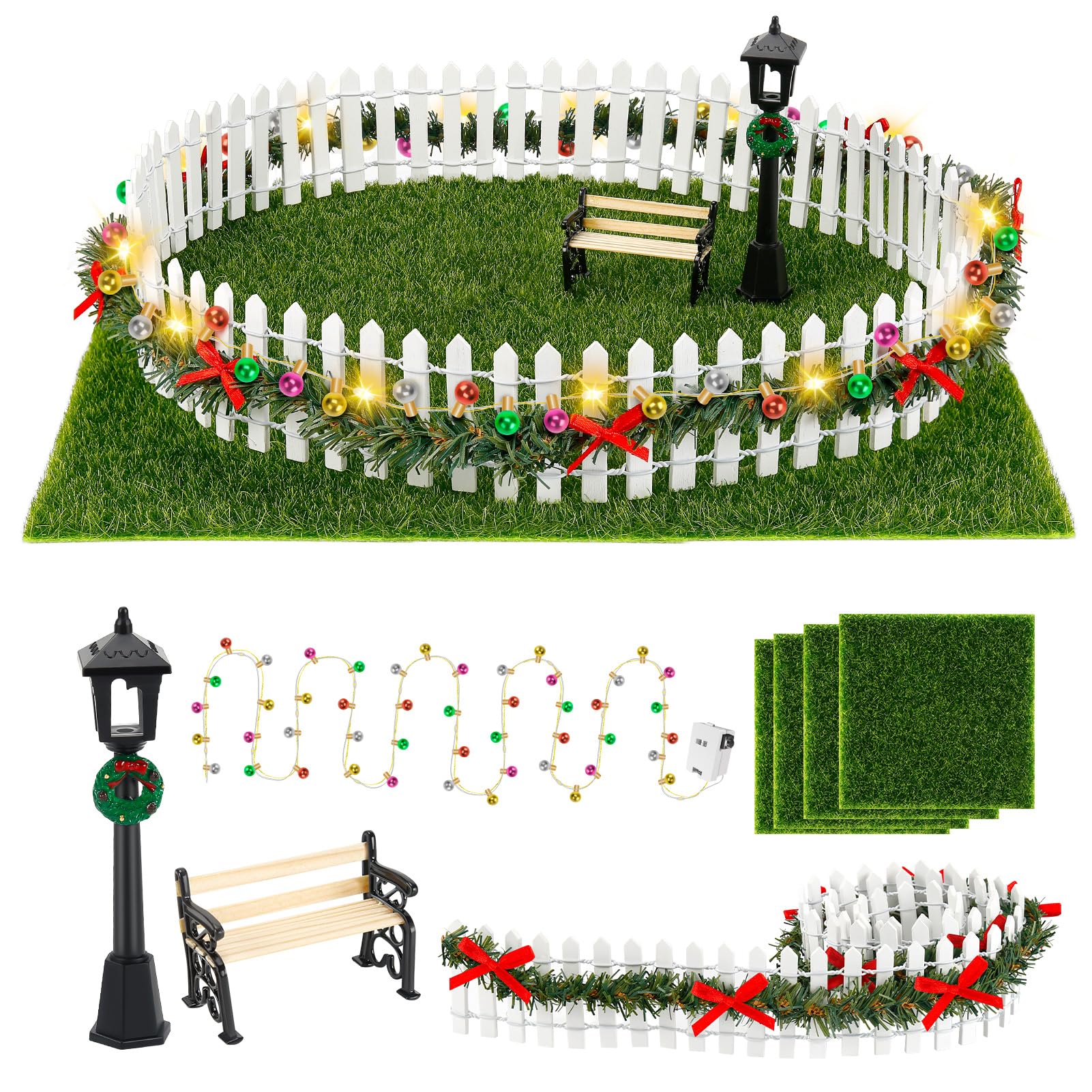 Porta Elfo Di Natale 58 Pezzi – Kit Fai Da Te Con Accessori In Legno, Casetta Degli Gnomi, Miniatura Magica Per Bambini - copertina