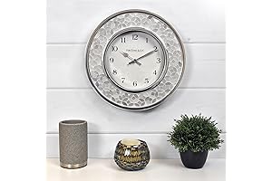 FirsTime & Co. Arabesque Mosaic Wall Clock