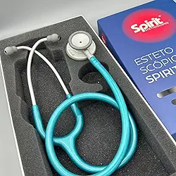 Estetoscópio Spirit MD Pro-Lite Adulto e Infantil Verde Perolizado