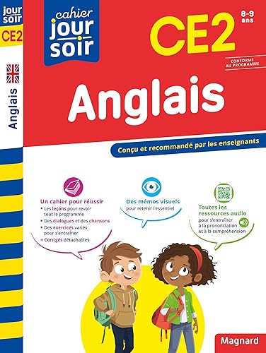 Anglais CE2 - Cahier Jour Soir: Conçu et recommandé par les enseignants