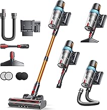 Cordless Vacuum Cleaner, 600W 50KPA 65Mins Vacuum Cleaners for Home, Upg...