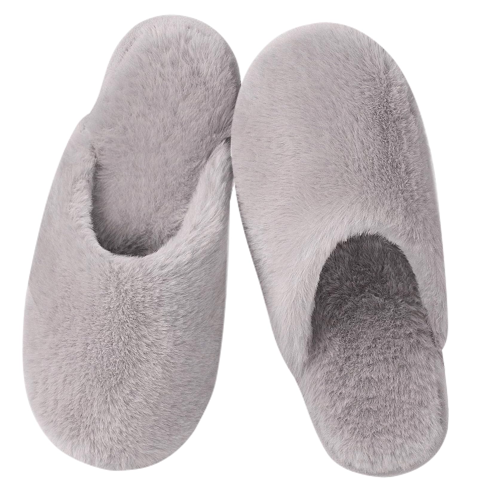 Coswind Pantofole Donna Uomo Invernali Ciabatte Pelose Peluche Calde with Memory Foam Imbottite Casa Antiscivolo Mocassino Scarpe Morbide Comode Unisex Eleganti