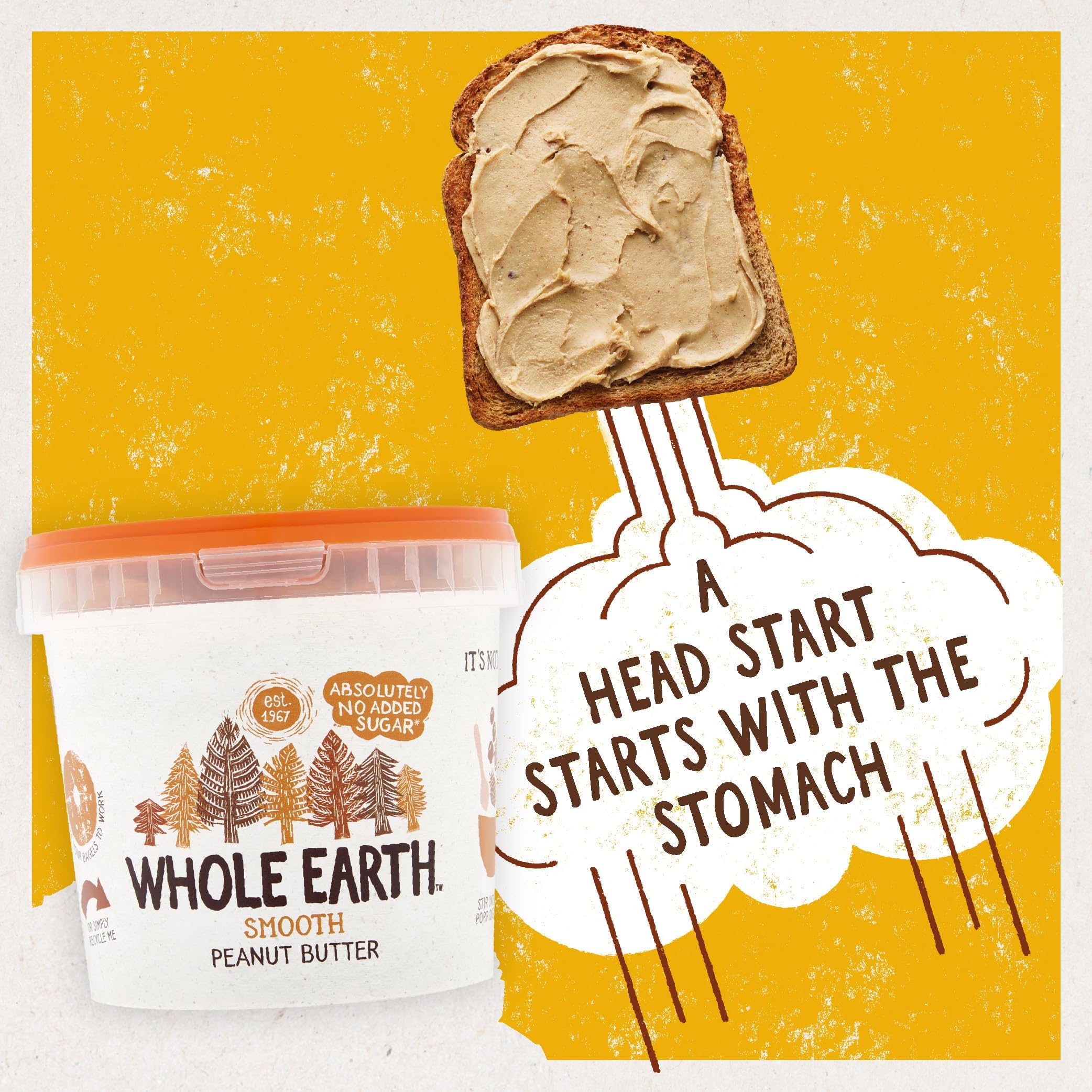 Whole Earth Peanut Butter Smooth 1kg