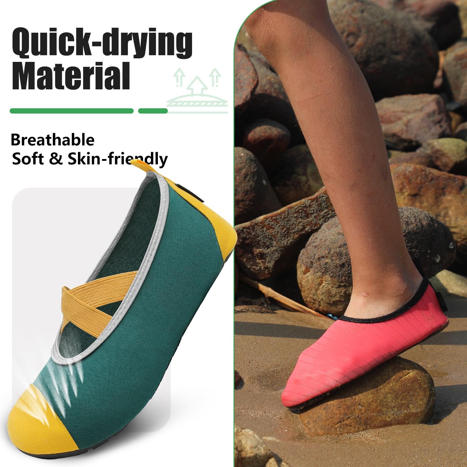 SAGUARO Scarpette da Scoglio Scarpe da Sport Acquatici, Unisex