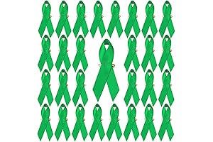 Satin Awareness Ribbon Mental Health Advocate Lapel Pin