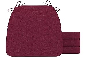 AAAAAcessories D-Shaped Dining Room Set Chair Cushions