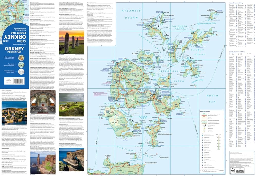 Orkney Pocket Map: The perfect way to explore Orkney