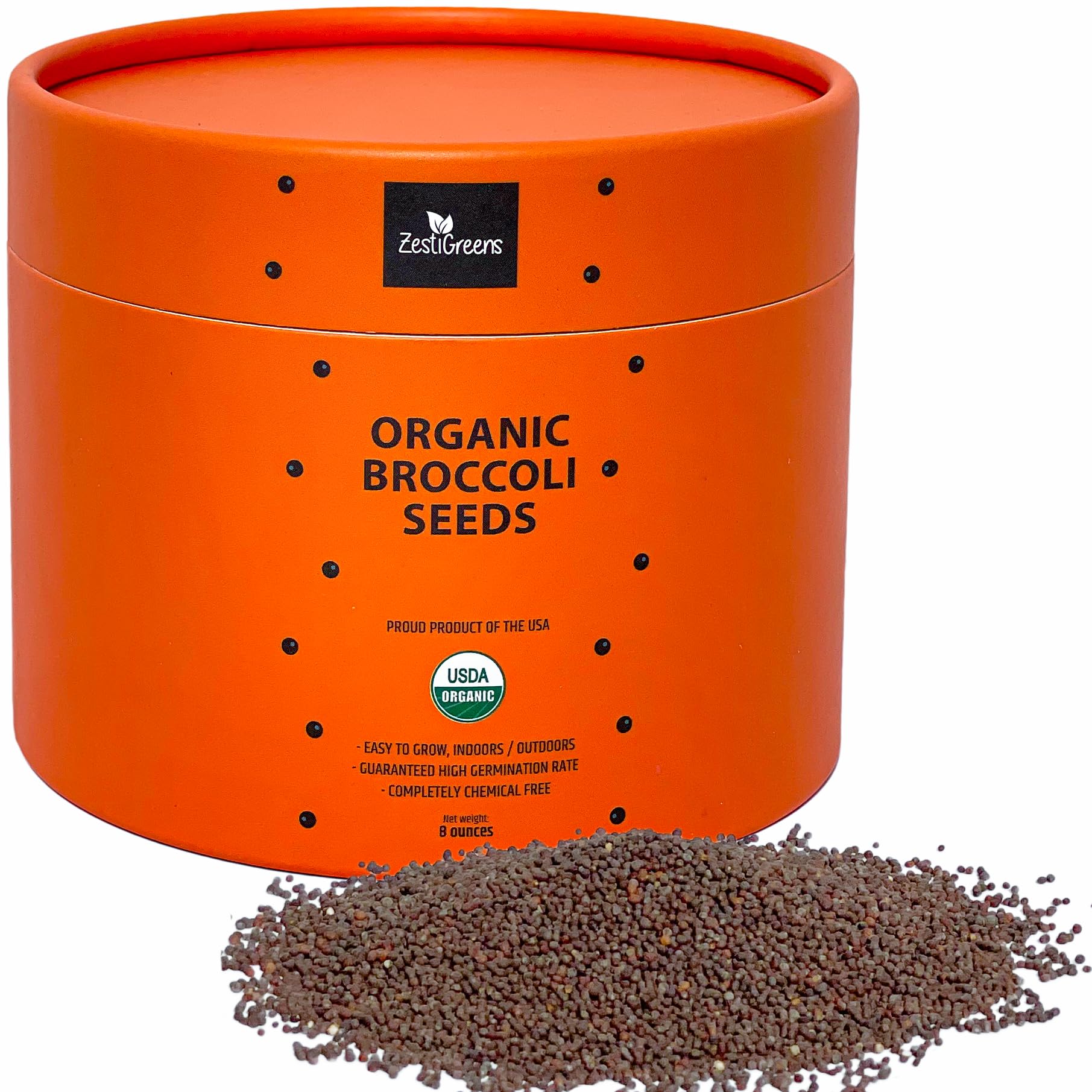 Broccoli Sprouting & Microgreens Seeds and Arugula Seeds Microgreens Seeds (0.5 lb)