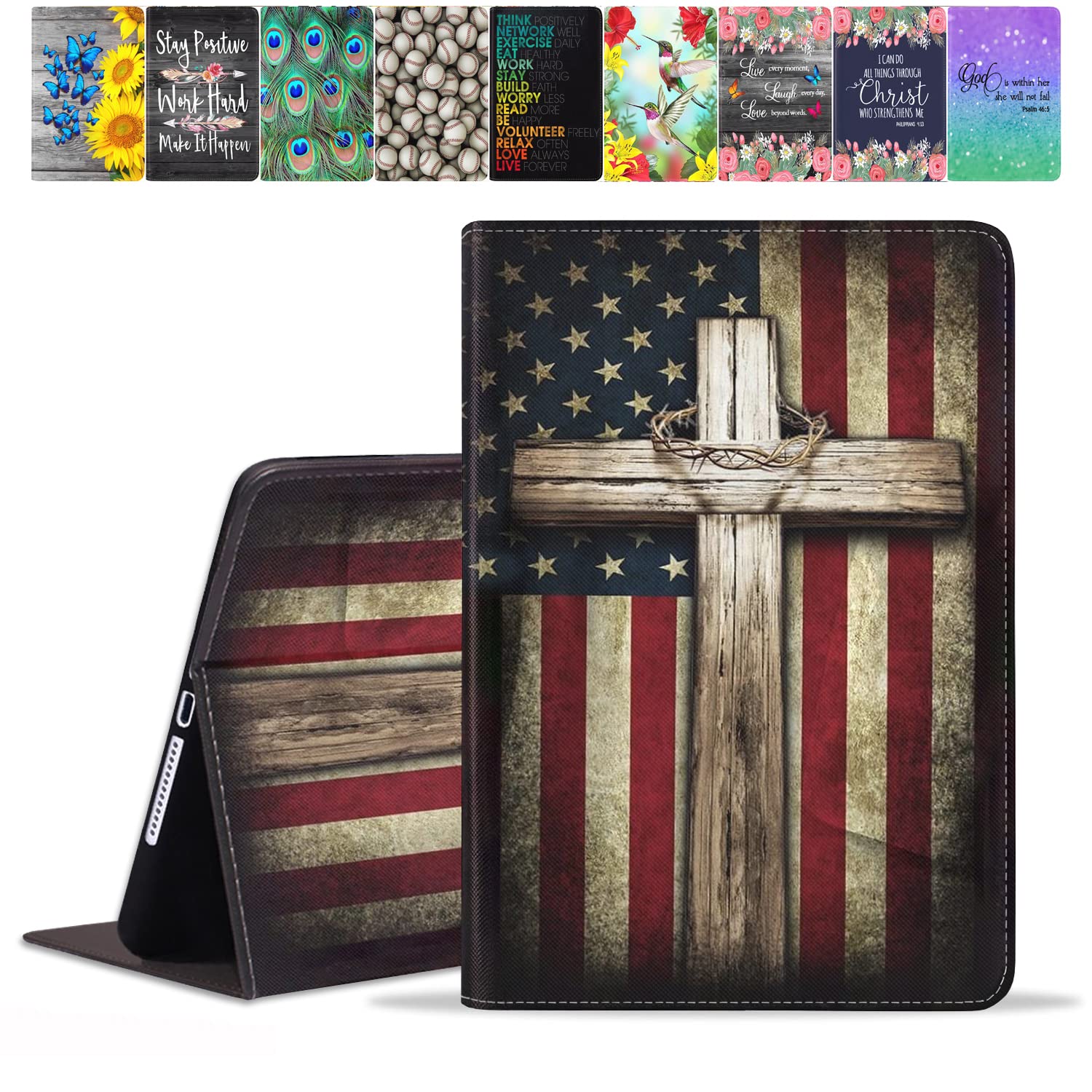 TBXOSTN Case for iPad (A16) 11th Generation 11 Inch 2025 / iPad 10th Generation 10.9 Inch 2022, Premium PU Leather Stand Cover with Smart Auto Wake