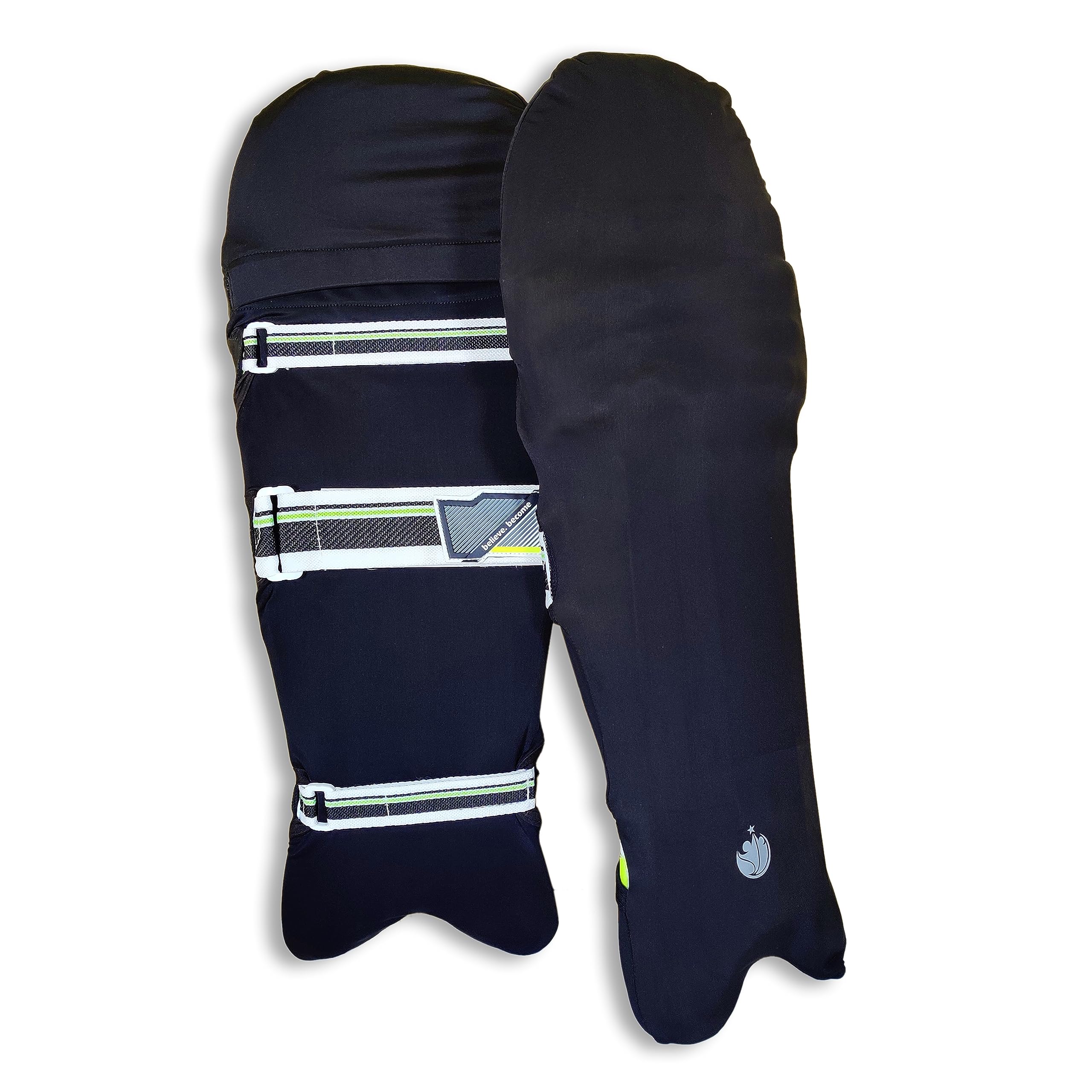 Prokick Cricket Pad/Legguard Stretchable Cover Free Size, Easy to Fit - Navy (1 Pair) - Image 3 thumbnail