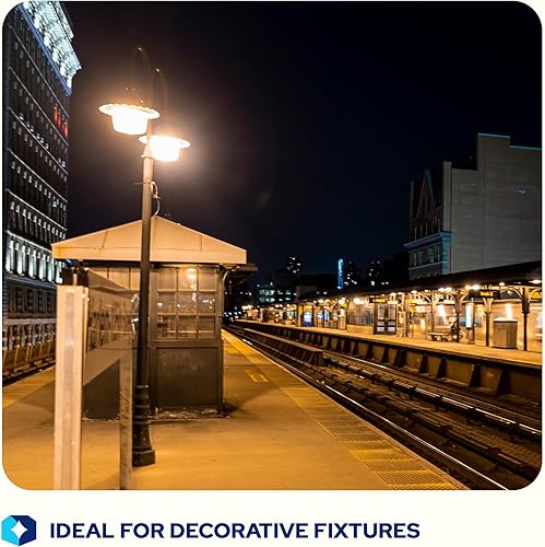 Miniatura 11 de KastLite Bombilla LED Edison estilo filamento vintage Retrofit  Diseño eficiente de luz LED-8062M50  Regulable 32W 5500LM 5000K Luz diurna 175W HID